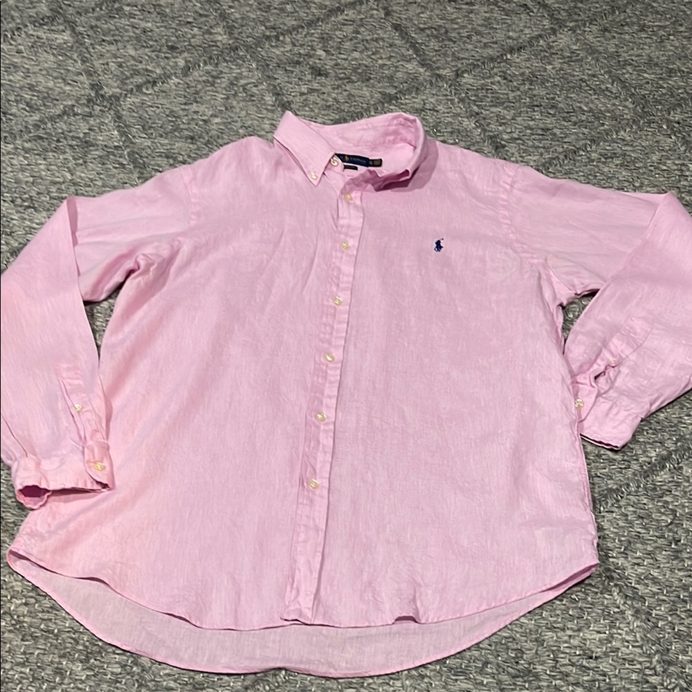 Ralph Lauren Pink Button-Down Shirt